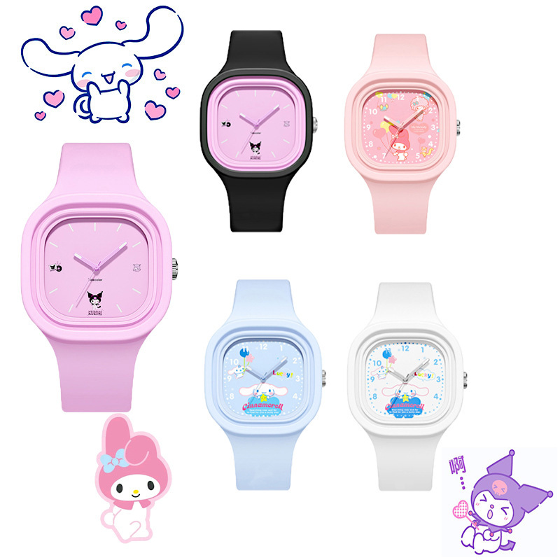 Kawaii Tech Accessories - 3D HelloKitty Cartoon Quartz Watchs Anime