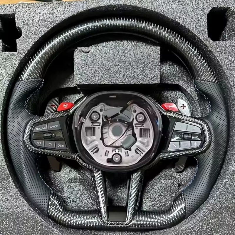 Car Steering Wheel Carbon Fibe - Tech Car Accessories recension och pris