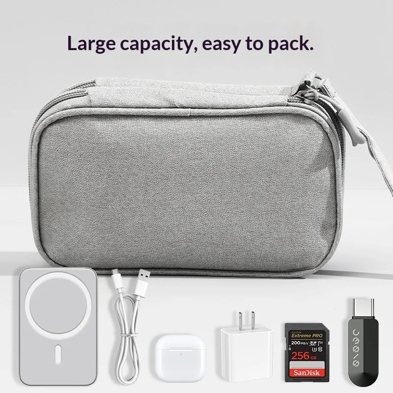 Multi Layer Travel Cable Organ - Tech Accessories Case recension och pris