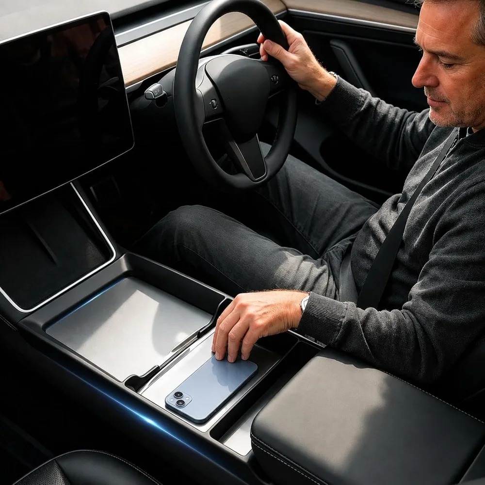 Anti Slip Center Console Stora - Tech Car Accessories recension och pris