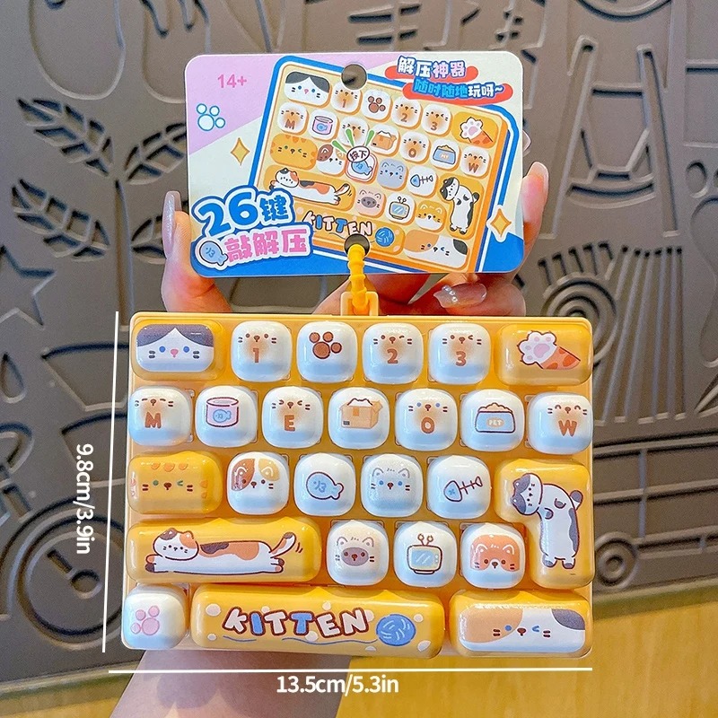 26Grid Keycap Clicker Anti Str - Kawaii Tech Accessories recension och pris