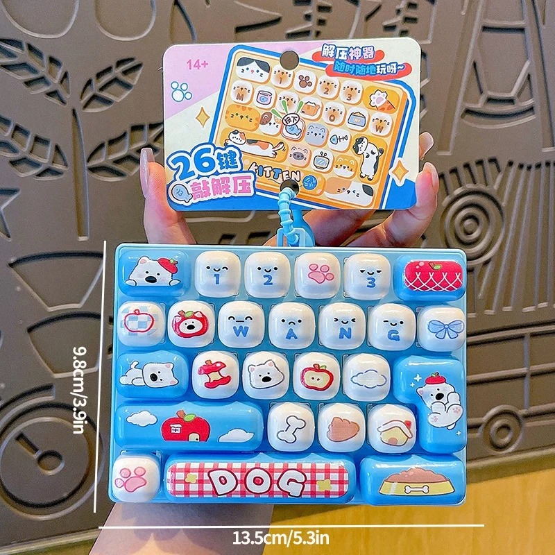 26Grid Keycap Clicker Anti Str - Kawaii Tech Accessories recension och pris