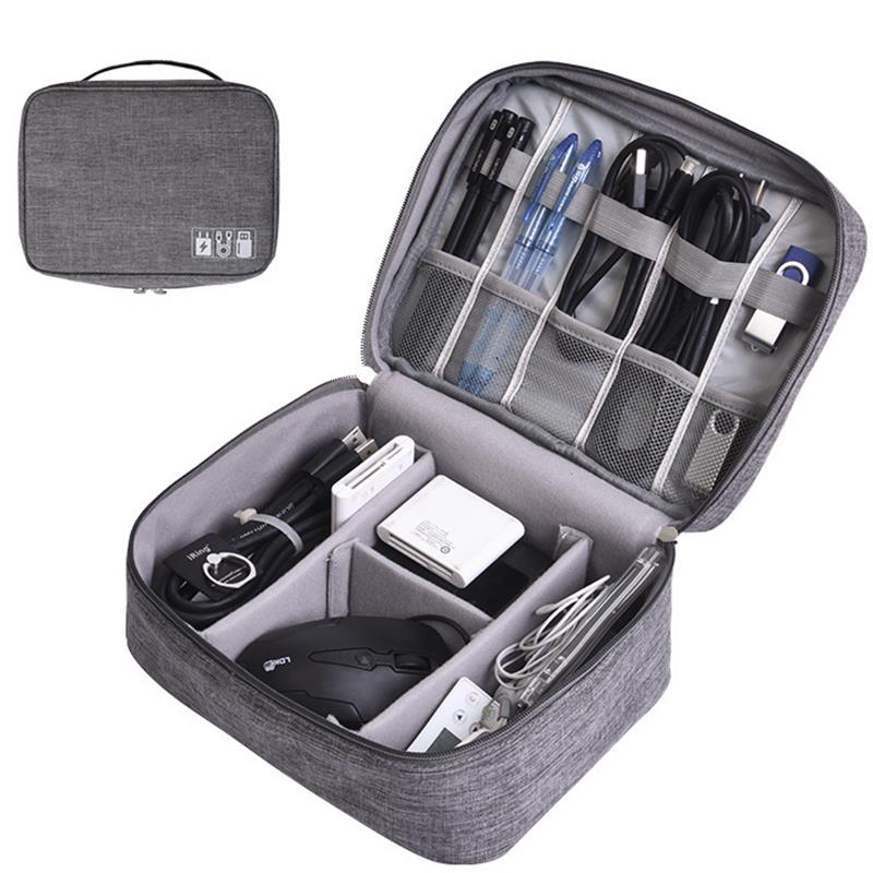 Travel Cable Bag Portable Digi - Tech Accessories Case recension och pris