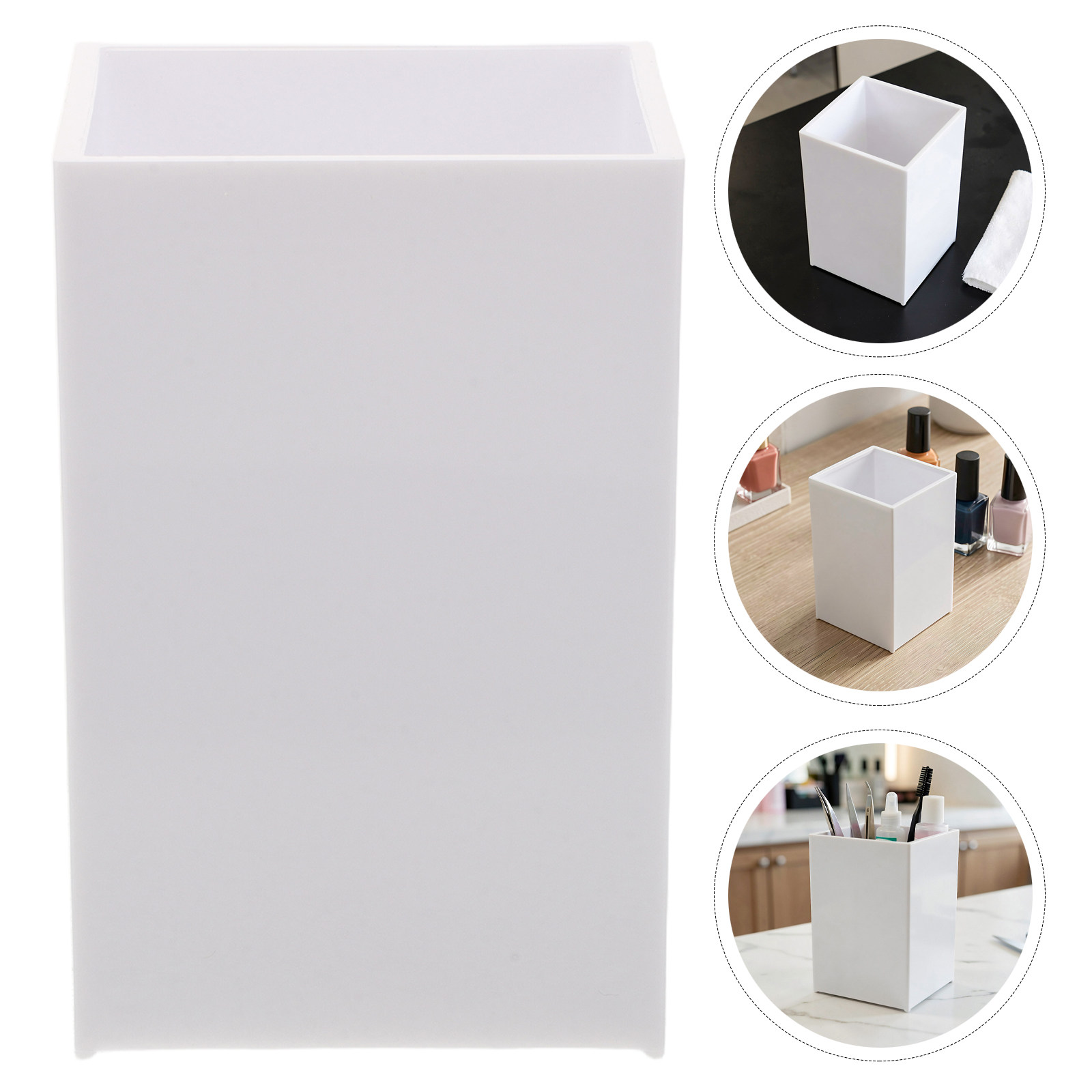White Nail Organizer Storage B - Tech Accessories Storage recension och pris
